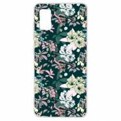 Чехол для Samsung A41 Birds and summer flowers