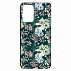 Чехол для Samsung A72 5G Birds and summer flowers - PrintSalon