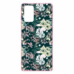 Чехол для Samsung Note 20 Birds and summer flowers - PrintSalon