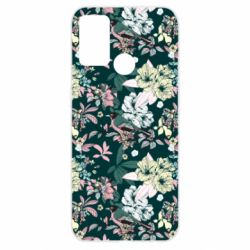 Чехол для Oppo A52/A72/A92 Birds and summer flowers - PrintSalon