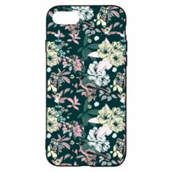 Чехол для iPhone 8 Birds and summer flowers - PrintSalon