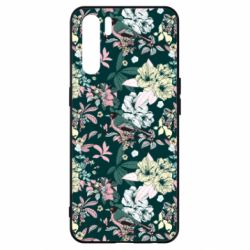 Чехол для Oppo A91/Reno3 Birds and summer flowers - PrintSalon
