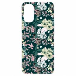 Чехол для Oppo Reno 4 Birds and summer flowers - PrintSalon