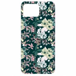 Чехол для Oppo Reno 4 Lite Birds and summer flowers - PrintSalon