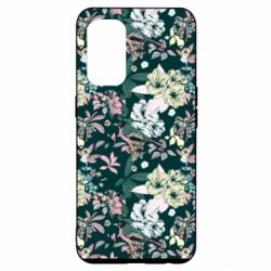 Чехол для Oppo Reno 5 4G Birds and summer flowers - PrintSalon