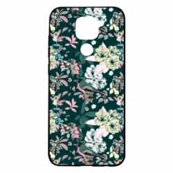Чехол для Xiaomi Redmi Note 9/Redmi 10X Birds and summer flowers