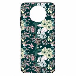 Чехол для Xiaomi Redmi Note 9 5G/Redmi Note 9T Birds and summer flowers
