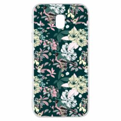 Чехол для Samsung J3 2017 Birds and summer flowers - PrintSalon