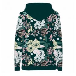 Жіноче 3D худі Birds and summer flowers