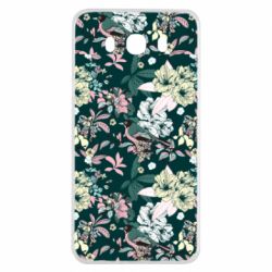 Чехол для Samsung J7 2016 Birds and summer flowers - PrintSalon