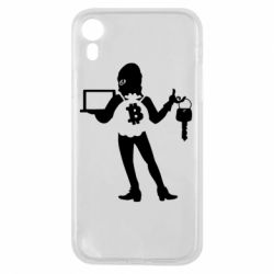 Чехол для iPhone XR Bitcoin and money - PrintSalon