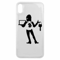 Чехол для iPhone Xs Max Bitcoin and money - PrintSalon