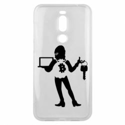 Чехол для Meizu X8 Bitcoin and money - PrintSalon