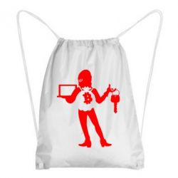 Рюкзак-мешок Bitcoin and money - PrintSalon