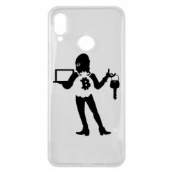 Чехол для Huawei P Smart Plus 2018 Bitcoin and money