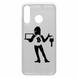 Чехол для Huawei P30 Lite Bitcoin and money - PrintSalon