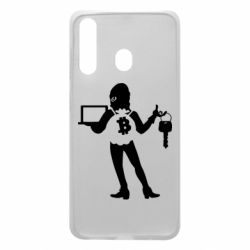 Чехол для Samsung A60 Bitcoin and money - PrintSalon