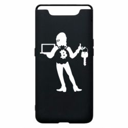 Чехол для Samsung A80 Bitcoin and money - PrintSalon