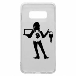 Чехол для Samsung S10e Bitcoin and money - PrintSalon