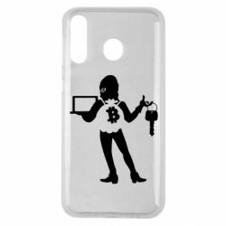 Чехол для Samsung M30 Bitcoin and money - PrintSalon