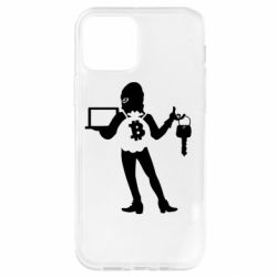 Чехол для iPhone 12 Bitcoin and money - PrintSalon