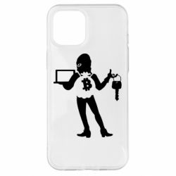 Чехол для iPhone 12 Pro Max Bitcoin and money - PrintSalon