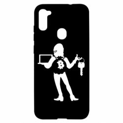 Чехол для Samsung A11/M11 Bitcoin and money - PrintSalon