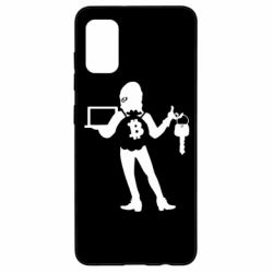 Чехол для Samsung A41 Bitcoin and money - PrintSalon