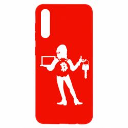 Чехол для Samsung A50 Bitcoin and money - PrintSalon