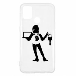 Чехол для Samsung M31 Bitcoin and money - PrintSalon