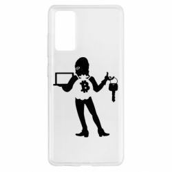 Чехол для Samsung S20 FE Bitcoin and money - PrintSalon