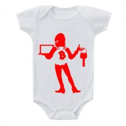 Детский бодик Bitcoin and money - PrintSalon