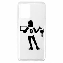 Чехол для Oppo A74 4G Bitcoin and money - PrintSalon