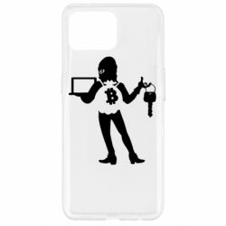 Чехол для Oppo Reno 4 Lite Bitcoin and money - PrintSalon