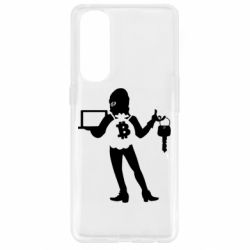 Чехол для Oppo Reno 4 Pro Bitcoin and money - PrintSalon