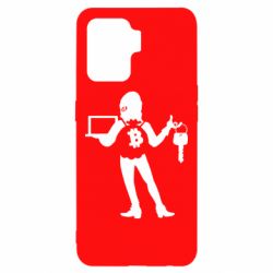 Чехол для Oppo Reno 5 Lite Bitcoin and money - PrintSalon