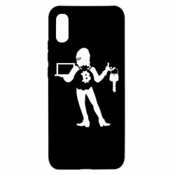 Чехол для Xiaomi Redmi 9a Bitcoin and money - PrintSalon