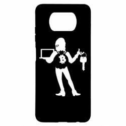 Чехол для Xiaomi Poco X3 Bitcoin and money - PrintSalon