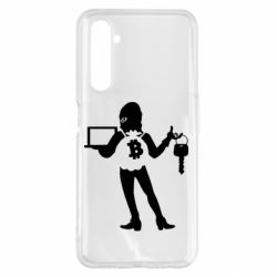 Чехол для Realme 6 Pro Bitcoin and money - PrintSalon