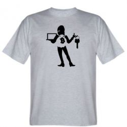 Мужская футболка Stedman Bitcoin and money - PrintSalon