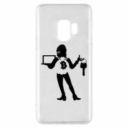 Чехол для Samsung S9 Bitcoin and money - PrintSalon