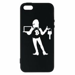 Чехол для iPhone5/5S/SE Bitcoin and money - PrintSalon