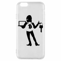 Чехол для iPhone 6/6S Bitcoin and money - PrintSalon