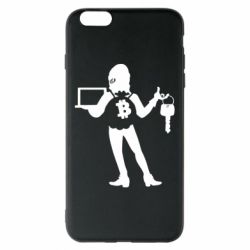 Чехол для iPhone 6 Plus/6S Plus Bitcoin and money - PrintSalon