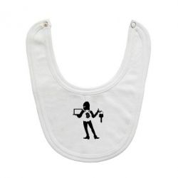 Слюнявчик  Bitcoin and money - PrintSalon