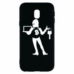 Чехол для Samsung J3 2017 Bitcoin and money - PrintSalon