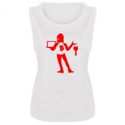 Женская майка Bitcoin and money - PrintSalon