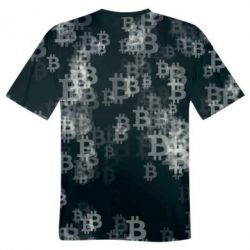 Чоловіча футболка 3D Bitcoin coin - PrintSalon
