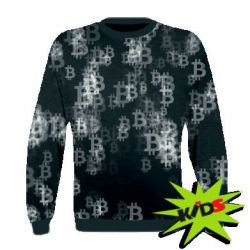 Дитячий 3D світшот Bitcoin coin - PrintSalon