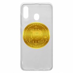 Чехол для Samsung A20 Bitcoin coin - PrintSalon